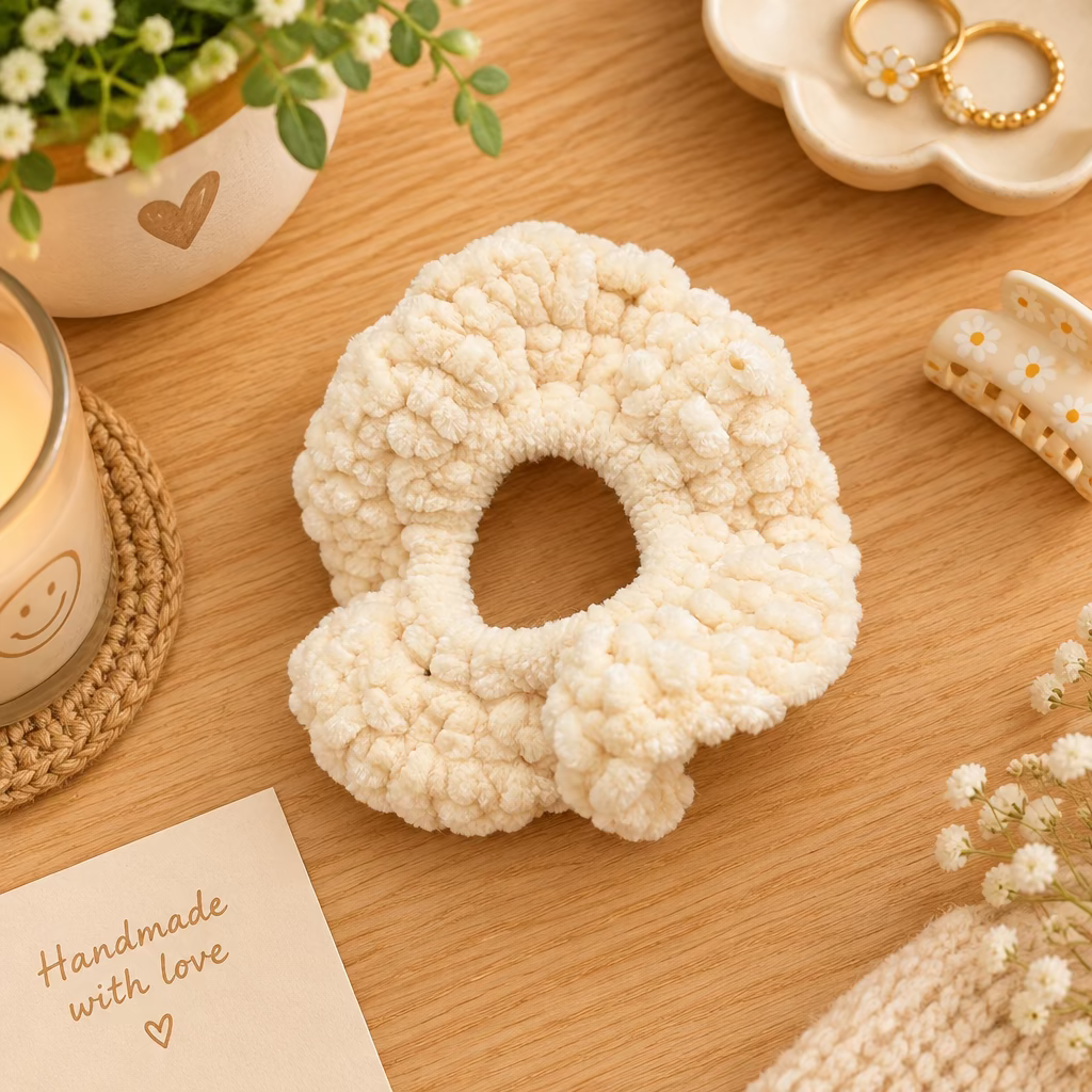 Crocheted Scrunchie